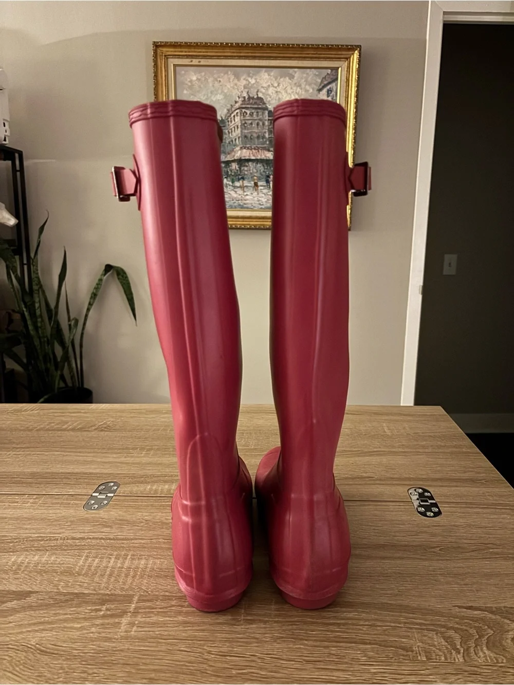 Hunter Original PINK Tall Rain Boots – Women’s Size 8